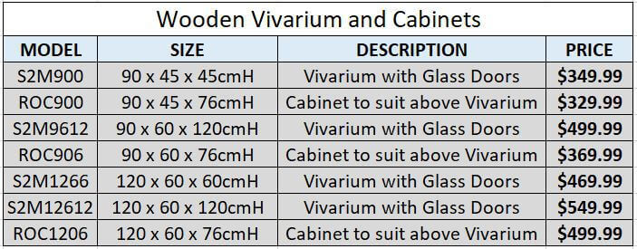 Wooden Vivarium Price