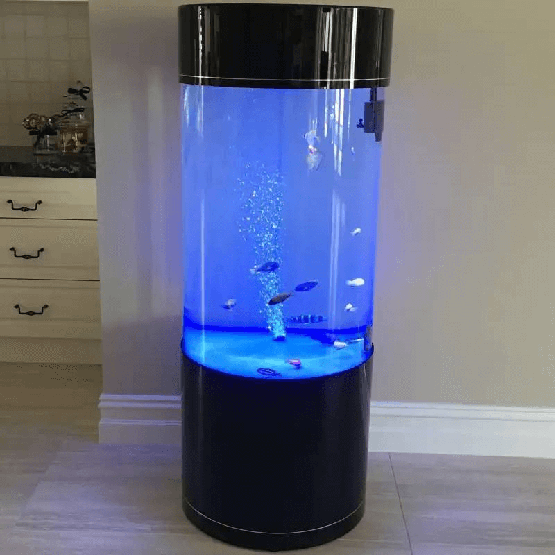 Cylinder Fish Tank, Round Acrylic Aquariums